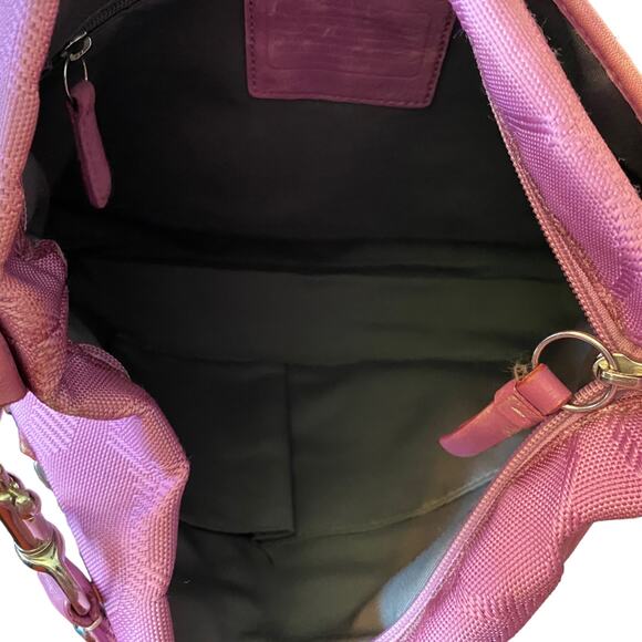 Coach Purple Signature CC Crossbody Purse F14872 - Picture 11 of 13